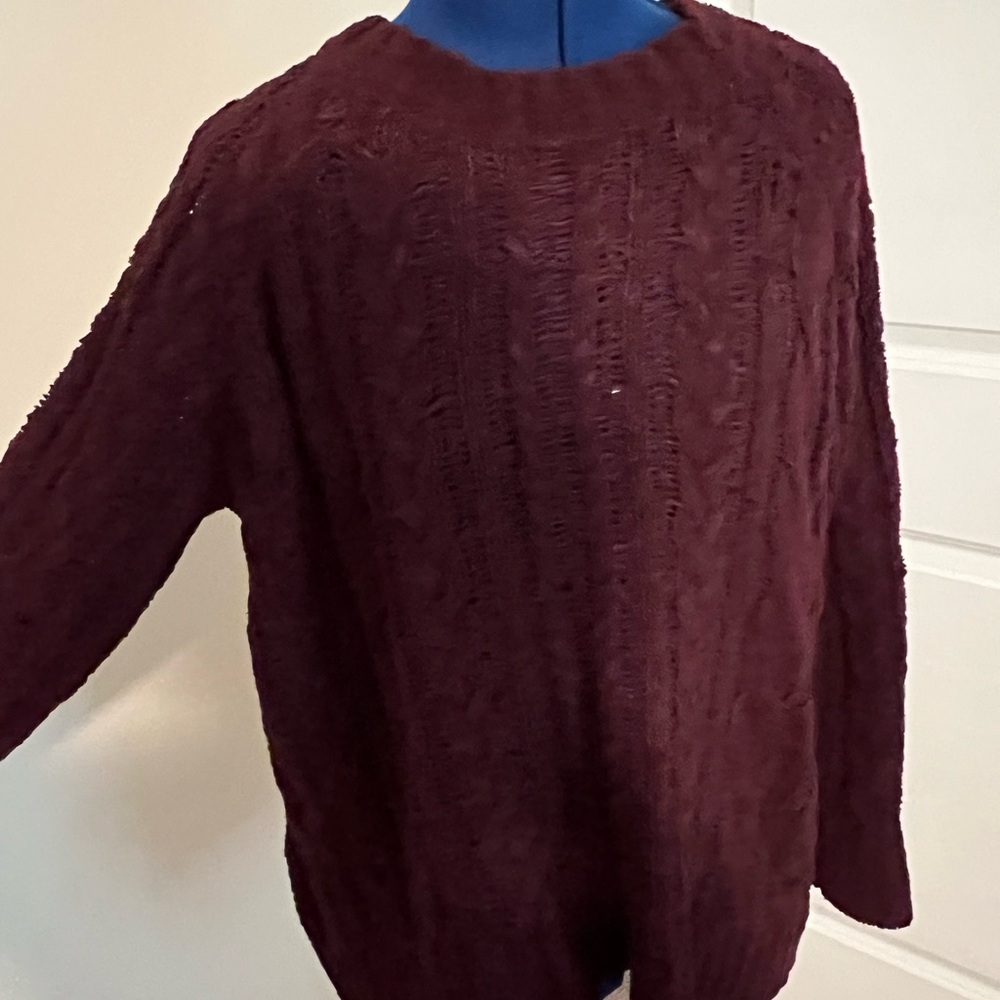 Burgundy Sweater (oversized)